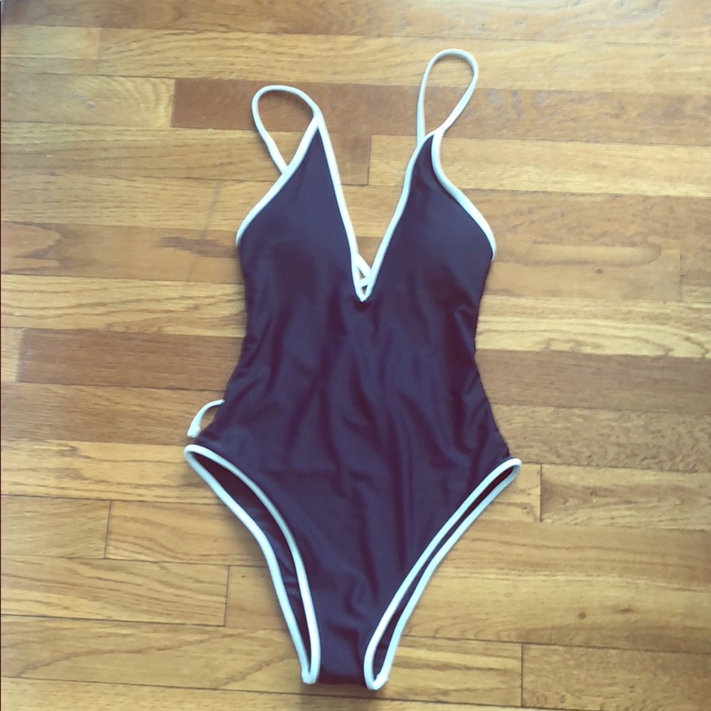 American Eagle low cut one piece swimsuit